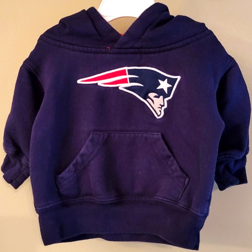 NFL New England Patriots navy pullover hoodie